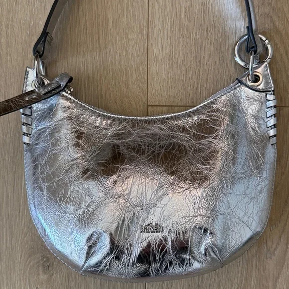 NWT ba&sh Swing bag in Silver - Picture 3 of 7